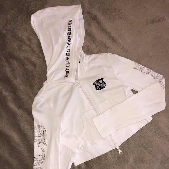 PCD Tops - PCD cropped zip-up hoodie